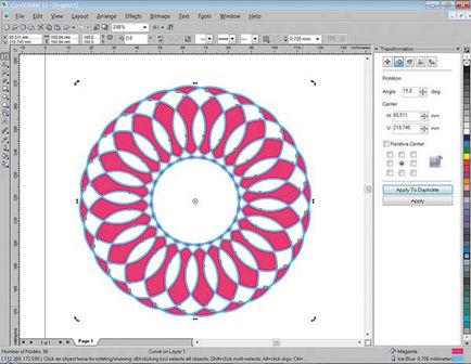 Desenează modele de fundal în coreldraw