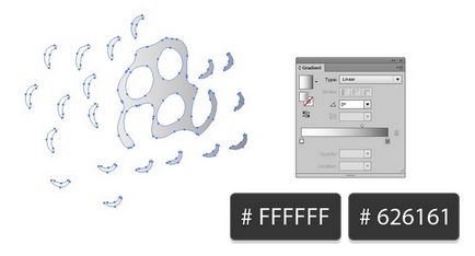 Döntetlen a Adobe Illustrator segítségével hálókat földieper spray tej