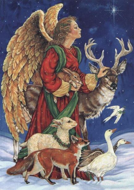 Karácsonyi ábrázolja pKa angyal (angyal) Christmas Angel felhívja pka