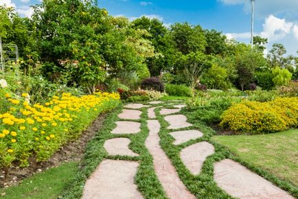 Садові доріжки своїми руками - 96 фото ексклюзивних ідей з підручних засобів