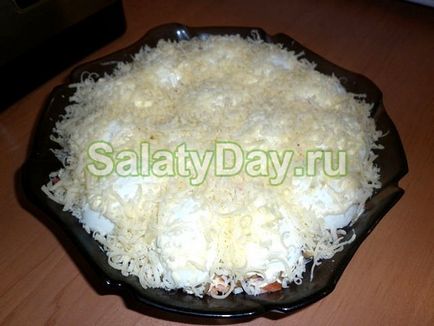 Saláta alatt bunda - megnyugtató megoldást! Recept képek és videó