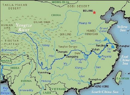 Най-дългата река в Азия - география