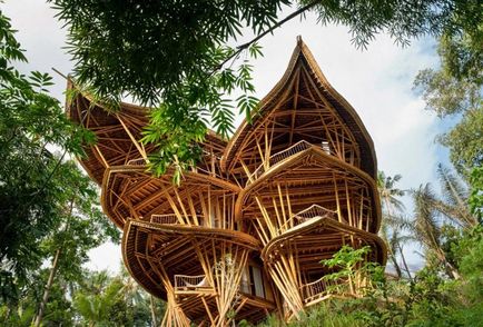 Шокуючі архітектурні будови з бамбука - фото архітектура