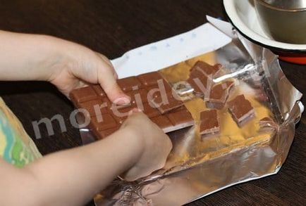 Frunze de ciocolată, idei mai creative pentru copii