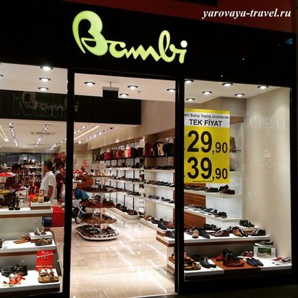 Shopping în centrul comercial Antalya din Dipo, recenzie de preț 2015, călătoriți cu primăvara