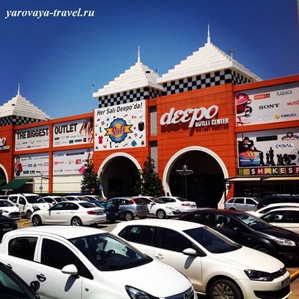 Shopping în centrul comercial Antalya din Dipo, recenzie de preț 2015, călătoriți cu primăvara