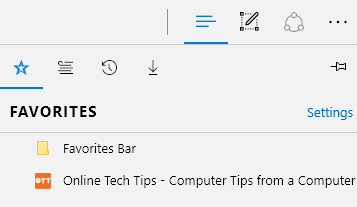 Sincronizați marcajele și citiți lista în marginea Microsoft
