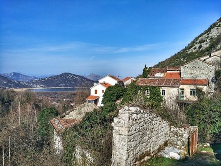 Skadar Lake - rute din Muntenegru pe