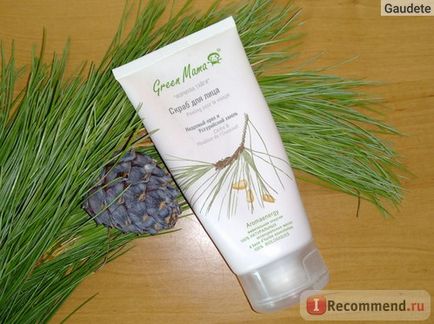 Facial scrub verde mama cedru piuliță și Ussuri hamei - 