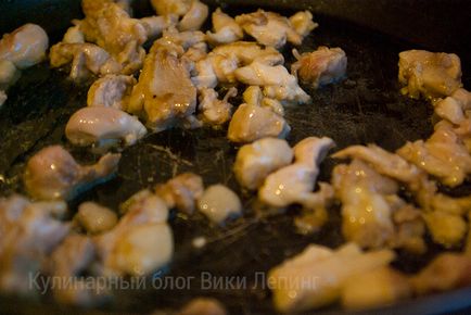 Krémes tészta csirkével és cukkini, a megfelelő táplálkozás