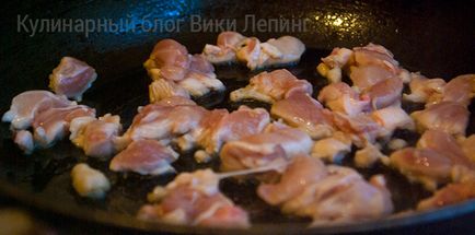 Krémes tészta csirkével és cukkini, a megfelelő táplálkozás
