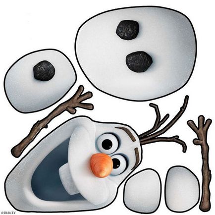 Om de zăpadă Olaf cum ar fi, de la ce să faci o jucărie de pom de Crăciun cu mâinile tale la ng