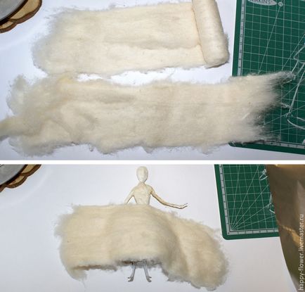 Снігуронька під ялинку як зробити класичну ватяну іграшку на каркасі - ярмарок майстрів - ручна