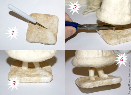 Snow Maiden pentru un pom de Crăciun cum să faci o jucărie clasică vată pe un cadru - târg de maeștri - manual