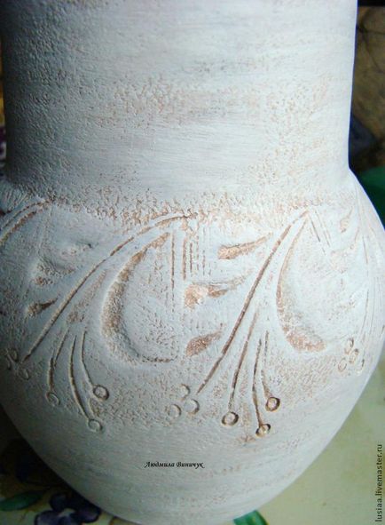 Состарівают глиняний горщик - ярмарок майстрів - ручна робота, handmade