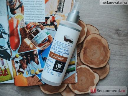 Спрей-кондиціонер urtekram coconut leave in spray-conditioner organic - «💜для любителів всього