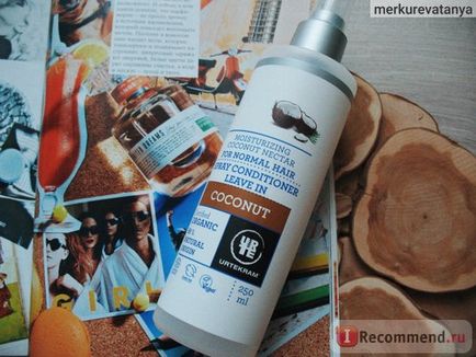 Спрей-кондиціонер urtekram coconut leave in spray-conditioner organic - «💜для любителів всього