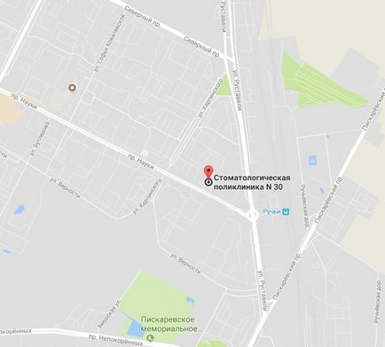 Clinica stomatologică nr. 30 din districtul Kaliningrad, Sankt-Petersburg, pr.