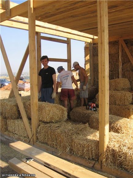 Construirea unei case de paie, o casa de verdeata