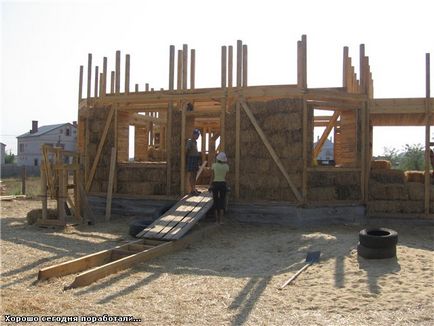 Construirea unei case de paie, o casa de verdeata