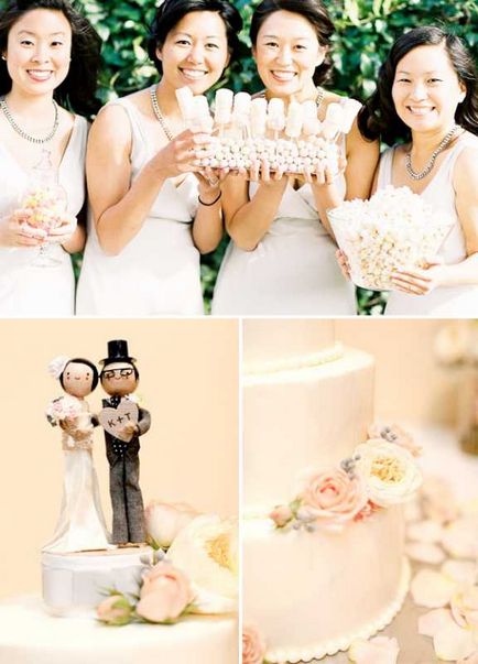Nunta în culoarea șampaniei este ușoară și simplă în organizarea celebrării din rubrica tematică