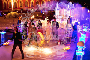Весільне агентство, організація і проведення весілля - крижана весілля в палаці петра великого