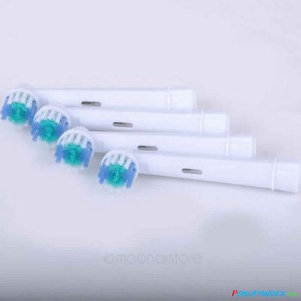 Tesztelje több féle (kínai) fúvókák a fogkefe Oral-B