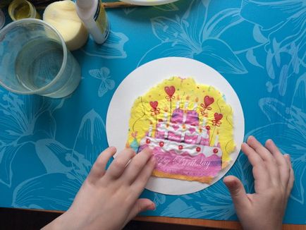decoupage technikával a gyermek 4-5 éves - díszíteni egy tányér (decoupage) decoupage technikával a gyermek 4-5 éves - díszíteni egy tányér