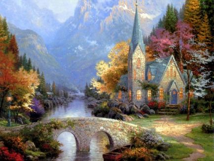 Picturile de kinkade Thomas și o biografie uimitoare