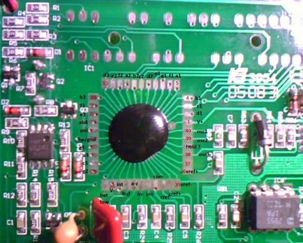 Trambroid, repararea multimetrului dt9208a, înlocuirea Acz-blot - pe icl7106