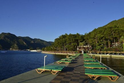 Turcia - Icmeler - stațiune în Marmaris, fotografie plaja Icmeler