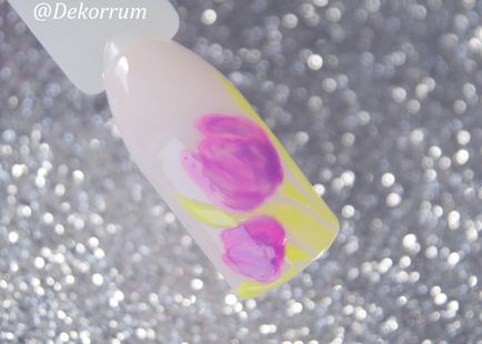 Тюльпани гель-лаком майстер-клас з фото - dekorrum beauty blog - б'юті-блог про косметику, манікюр і