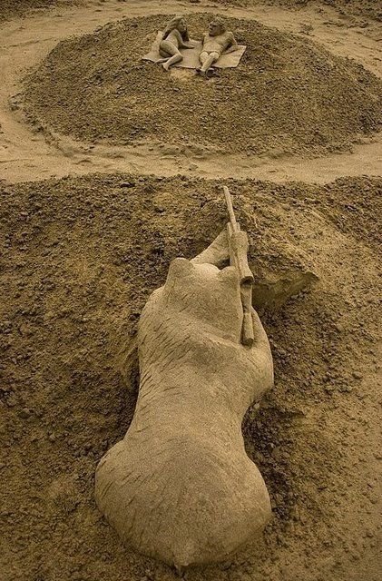 Figuri uimitoare de nisip (75 fotografii)