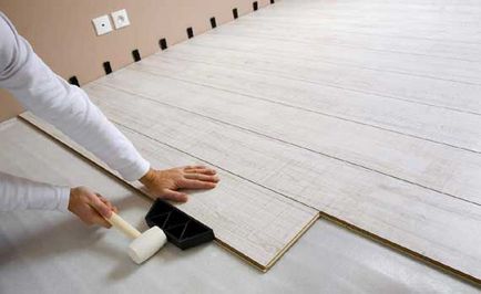 Montarea platformei laminate