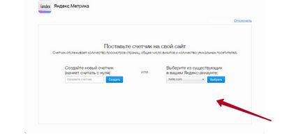 Setarea contorului metric yandex site-ului cum și unde să instalați contorul pe wordpress, jumla, vix