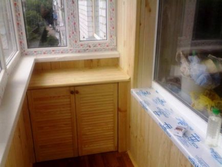 Încălzirea balconului cu mâinile tale, construirea portalului