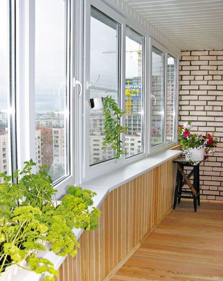 Încălzirea balconului cu mâinile tale, construirea portalului