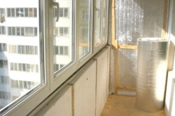 Încălzirea balconului cu mâinile tale, construirea portalului