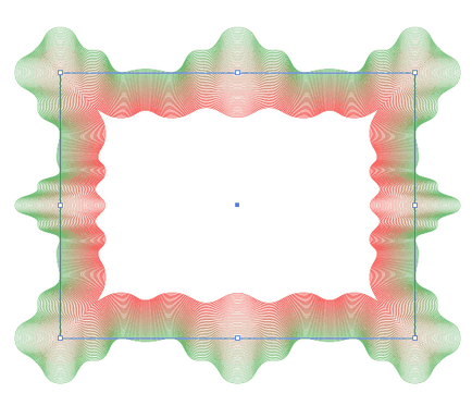 Model de stil Guilloche în ilustrator Adobe