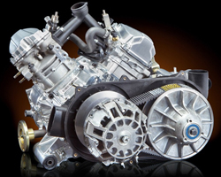 A variátor egy motoros szán (CVT) Variátor a motorosszán