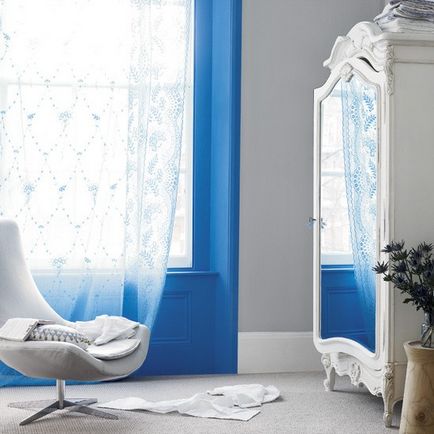 Variációk A kék szín a belső, luxus és kényelem