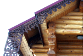 Зовнішній декор дерев'яного будинку своїми руками - компанія «екорон»