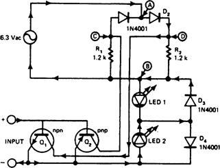 Voltmetru cu LED-uri