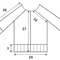 Costume tricotate pentru nou-nascuti cu ace de tricotat