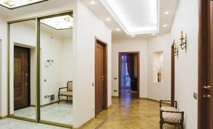 A tükör a teremben Feng Shui létre egy harmonikus design (feng shui) A tükör a teremben Feng Shui létre egy harmonikus kialakítás
