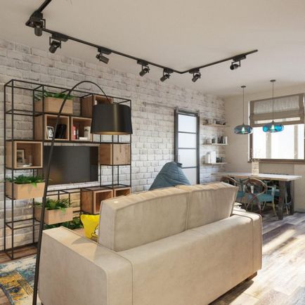 Zoning apartament studio corect, de lux și de confort