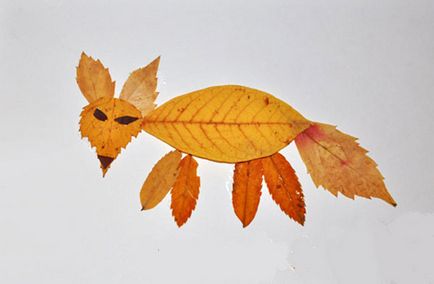 25 Ідей для аплікацій та виробів з осіннього листя