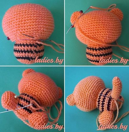 Tiger Amigurumi (kötött játék) Amigurumi Tigris
