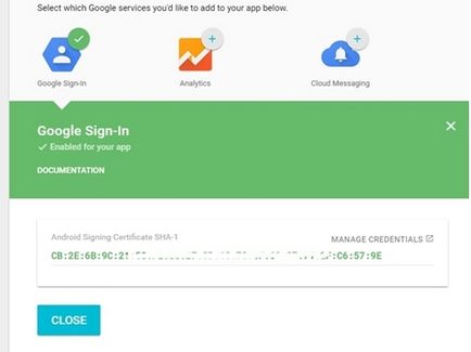 Аутентифікація oauth2 в додатку за допомогою google sign-in