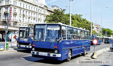 Ikarus buszok az első utas Magyarország